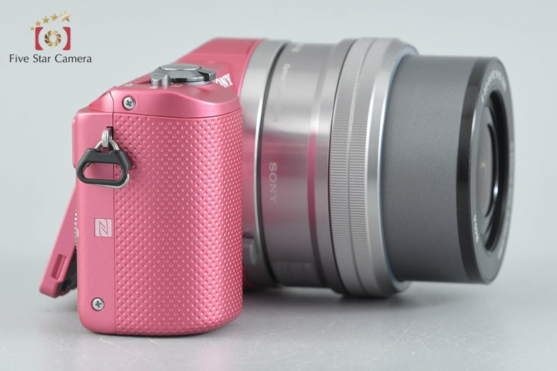 Sony Alpha α5000 ILCE-5000L Pink 20.1 MP 16-50 Lens [Multiple Languages]