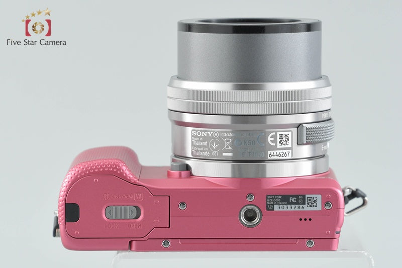 Sony Alpha α5000 ILCE-5000L Pink 20.1 MP 16-50 Lens [Multiple Languages]