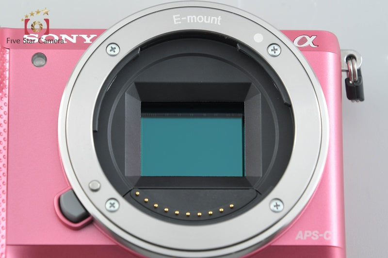 Sony Alpha α5000 ILCE-5000L Pink 20.1 MP 16-50 Lens [Multiple Languages]
