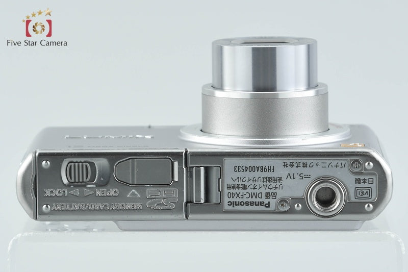 Panasonic LUMIX DMC-FX40 Silver 12.1 MP Digital Camera [Japanese Language Only]