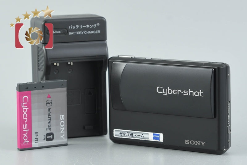 Sony Cyber-Shot DSC-T1 Black 5.0 MP Digital Camera