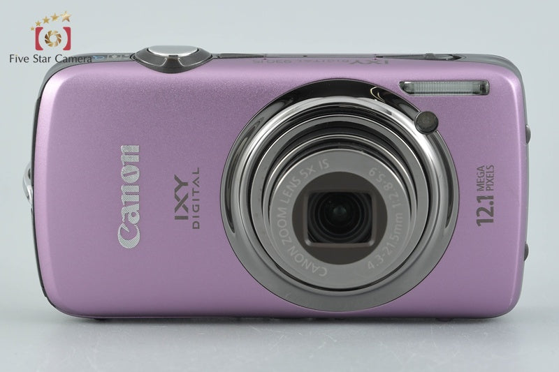 Canon IXY Digital 930 IS Purple 12.1 MP Digital Camera w/ Box