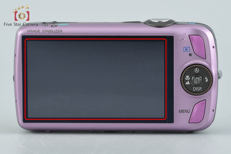 Canon IXY Digital 930 IS Purple 12.1 MP Digital Camera w/ Box