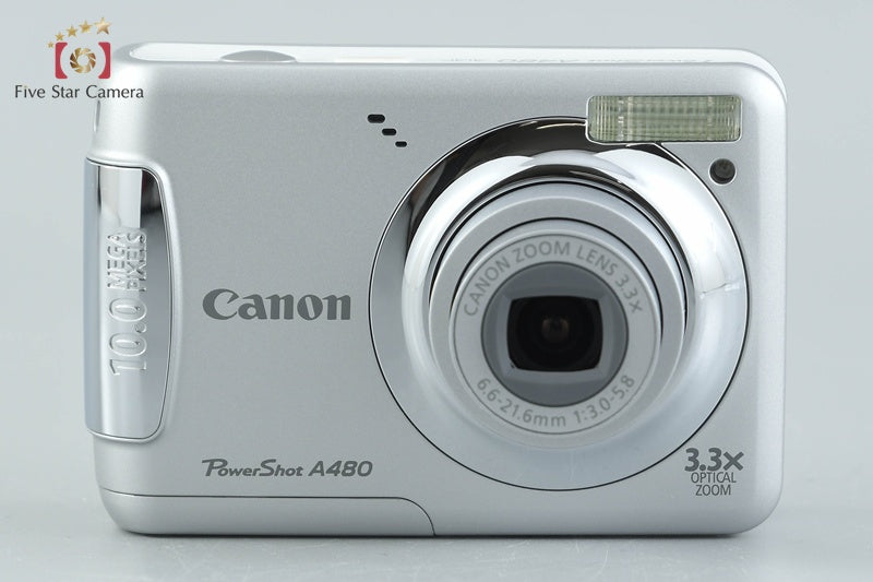 Canon PowerShot A480 Silver 10.0 MP Digital Camera w/ Box