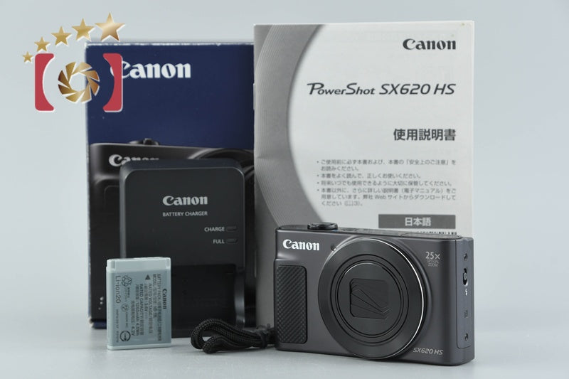 Canon PowerShot SX620 HS Black 20.2 MP Digital Camera w/ Box
