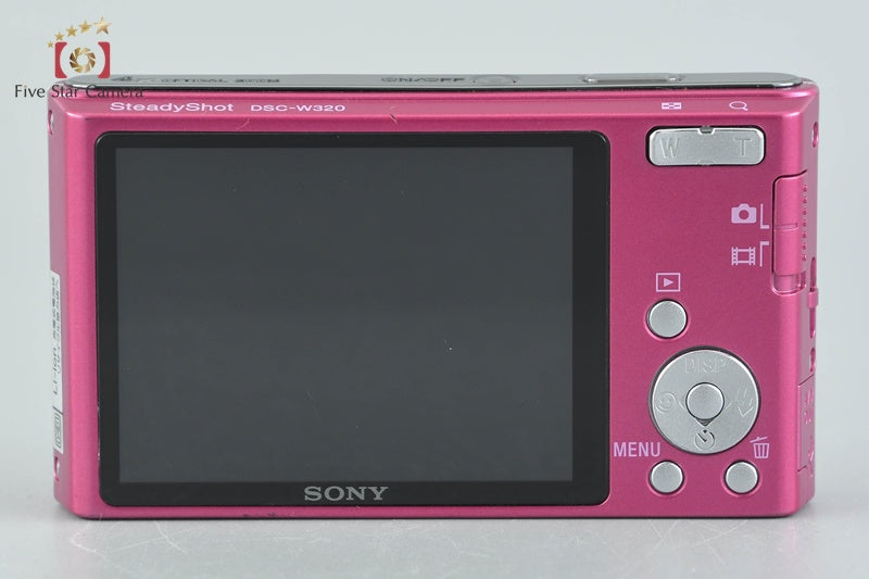 Sony Cyber-Shot DSC-W320 Pink 14.1 MP Digital Camera [Japanese Language Only]