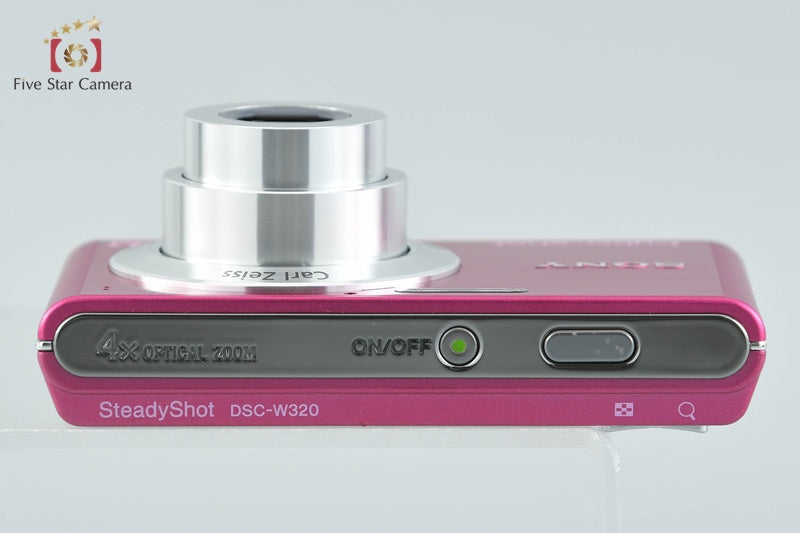 Sony Cyber-Shot DSC-W320 Pink 14.1 MP Digital Camera [Japanese Language Only]