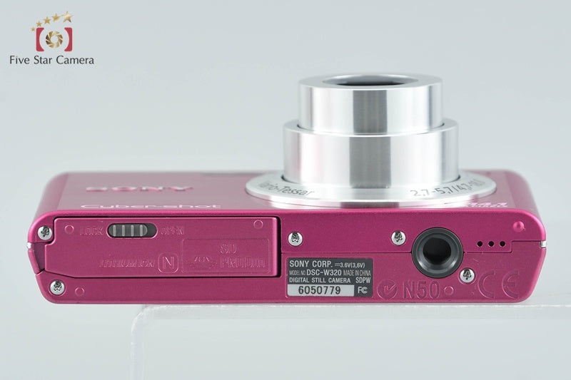 Sony Cyber-Shot DSC-W320 Pink 14.1 MP Digital Camera [Japanese Language Only]