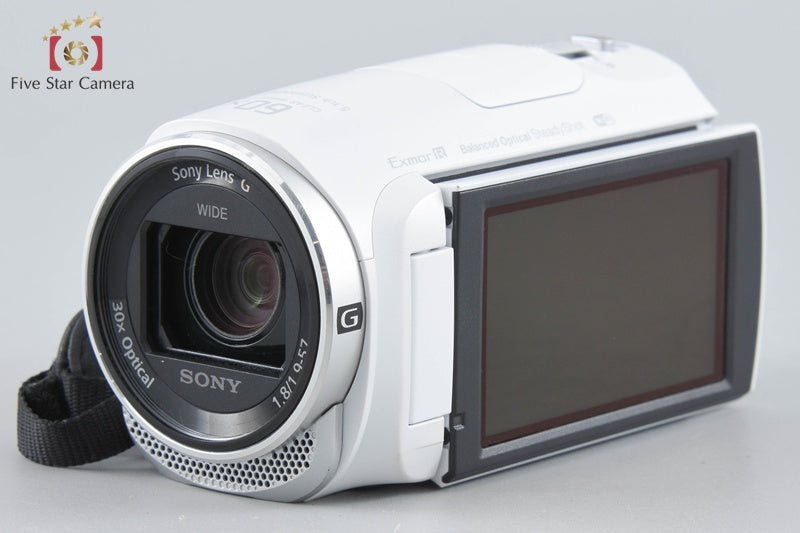 Sony Handycam HDR-CX670 White Digital HD Camcorder [Multiple Languages]