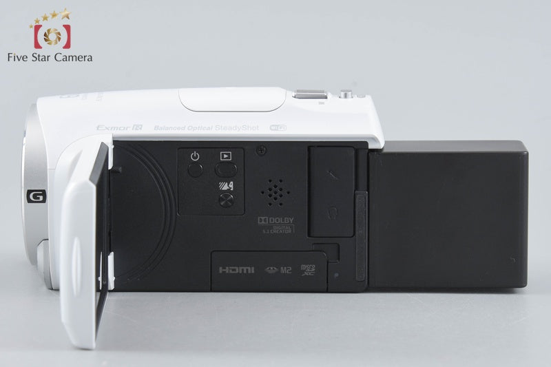 Sony Handycam HDR-CX670 White Digital HD Camcorder [Multiple Languages]