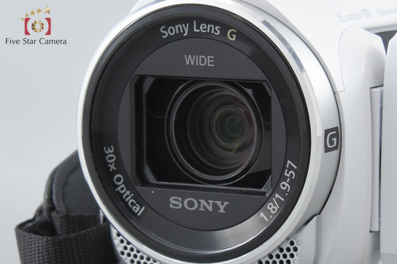 Sony Handycam HDR-CX670 White Digital HD Camcorder [Multiple Languages]