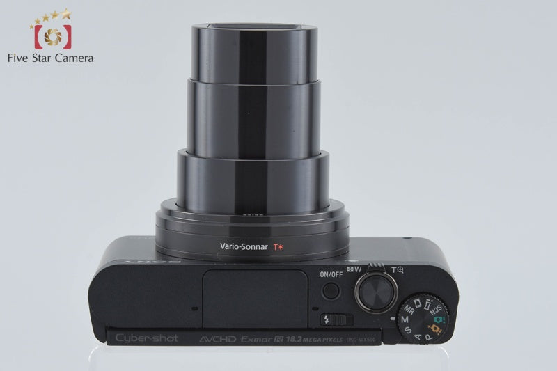 Sony Cyber-shot DSC-WX500 Black 18.2 MP Digital Camera [Multiple Languages]