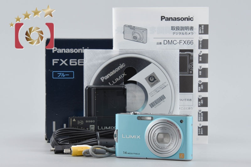 Panasonic LUMIX DMC-FX66 Blue 14.1 MP Digital Camera [Japanese Language Only]