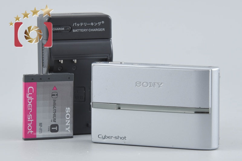Sony Cyber-Shot DSC-T9 Silver 6.0 MP Digital Camera [Japanese Language Only]