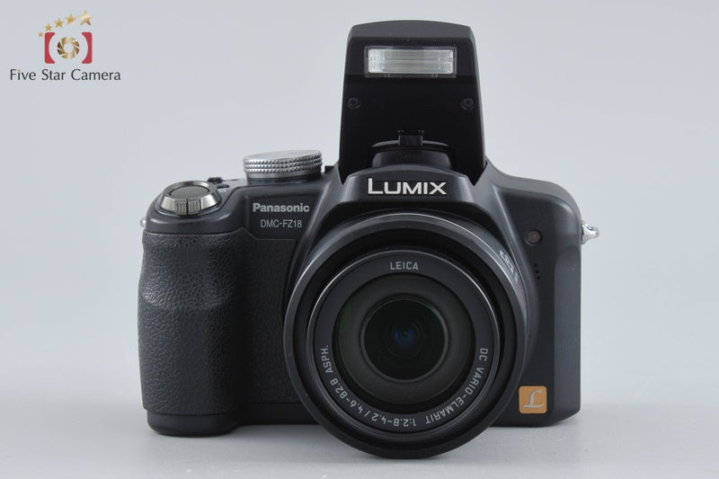 Panasonic LUMIX DMC-FZ18 Black 8.1 MP Digital Camera w/ Box