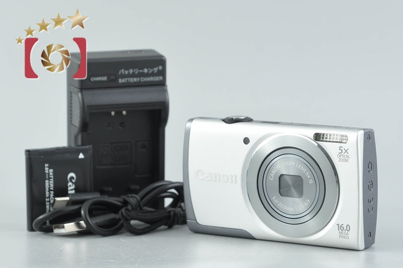 Canon PowerShot A3500 IS Silver 16.0 MP Digital Camera