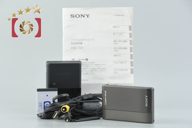 Sony Cyber-Shot DSC-TX1 Gray 10.2 MP Digital Camera [Japanese Language Only]