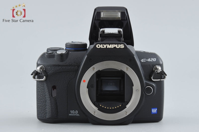 "Count 5,885" Olympus E-420 10.0 MP Digital SLR Camera 14-42 40-150 Lenses