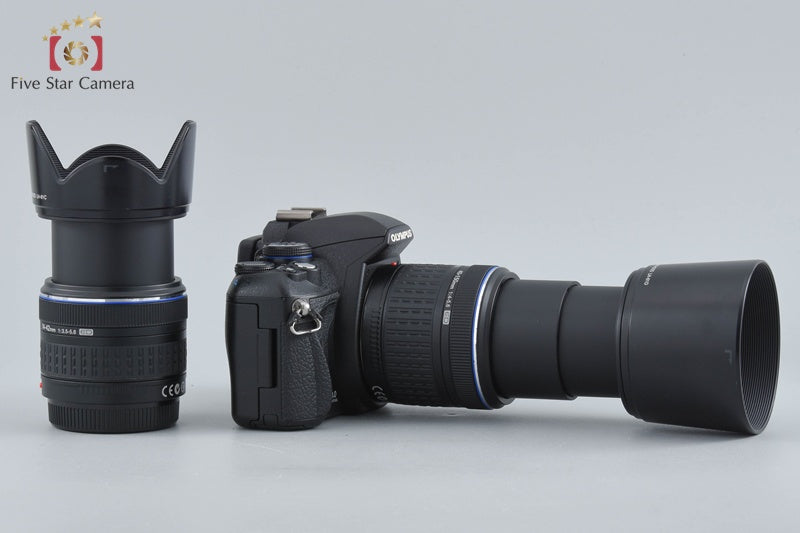 "Count 5,885" Olympus E-420 10.0 MP Digital SLR Camera 14-42 40-150 Lenses