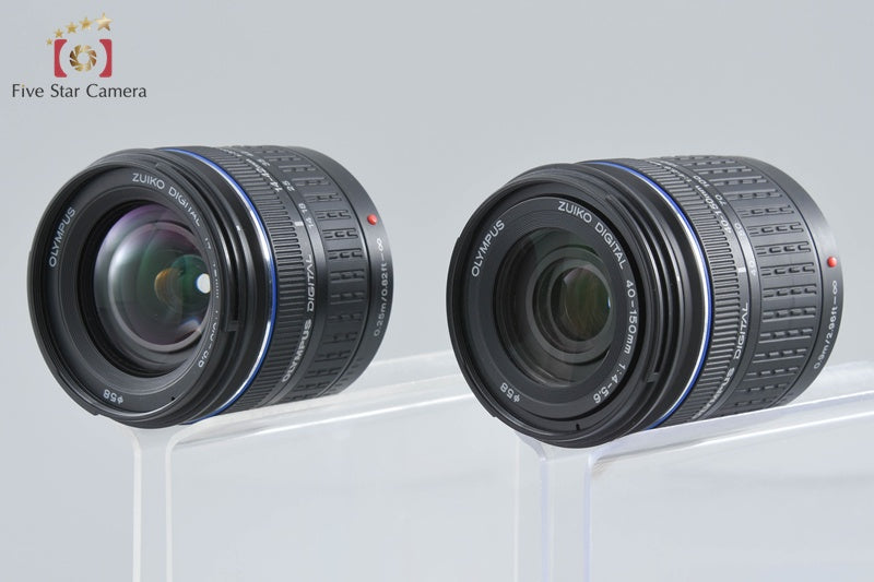 "Count 5,885" Olympus E-420 10.0 MP Digital SLR Camera 14-42 40-150 Lenses