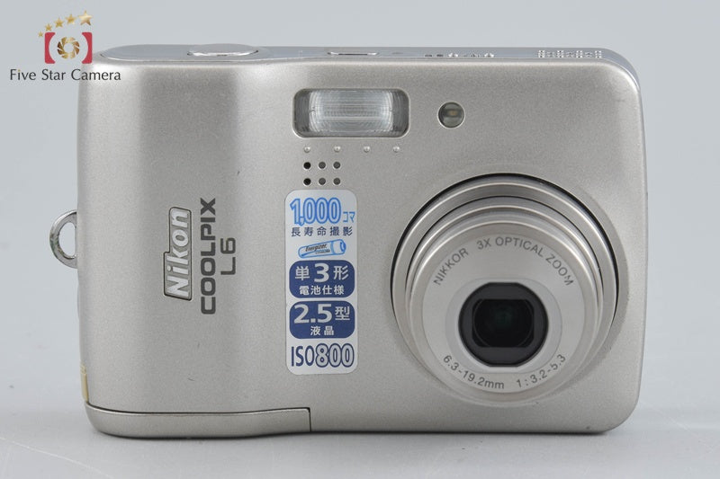 Nikon COOLPIX L6 Titanium Silver 6.0 MP Digital Camera