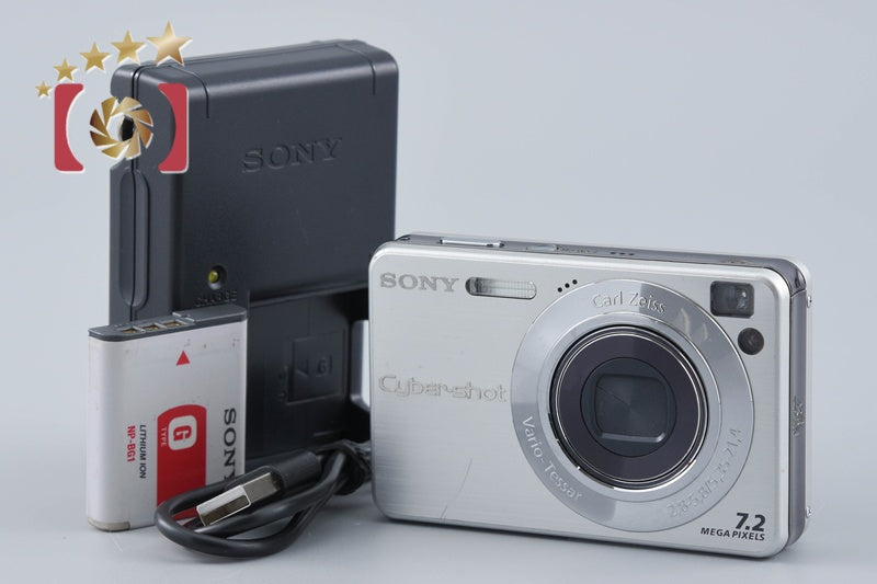 SONY Cyber-Shot DSC-W120 Silver 7.2 MP Digital Camera [Japanese Language Only]