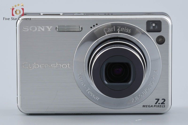SONY Cyber-Shot DSC-W120 Silver 7.2 MP Digital Camera [Japanese Language Only]