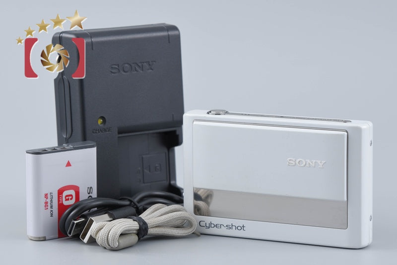 SONY Cyber-shot DSC-T20 White 8.1 MP Digital Camera [Japanese Language Only]