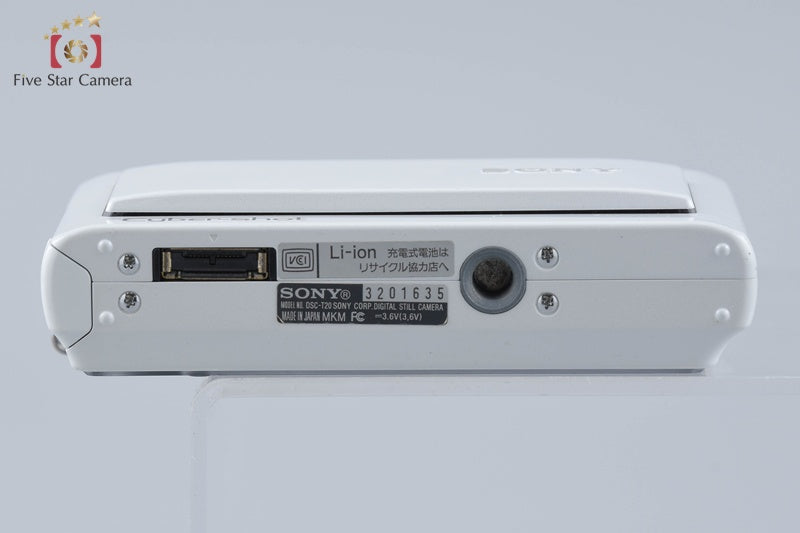 SONY Cyber-shot DSC-T20 White 8.1 MP Digital Camera [Japanese Language Only]