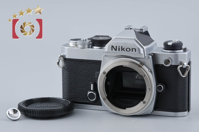 Nikon FM Silver Early Model 35mm SLR Film Camera Body