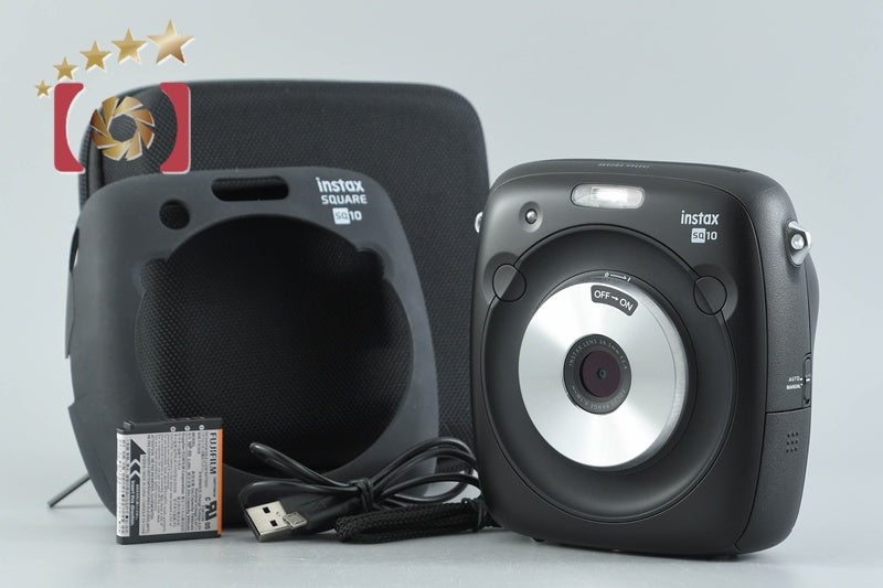 Fujifilm Instax SQUARE SQ10 Black Instant Film Camera