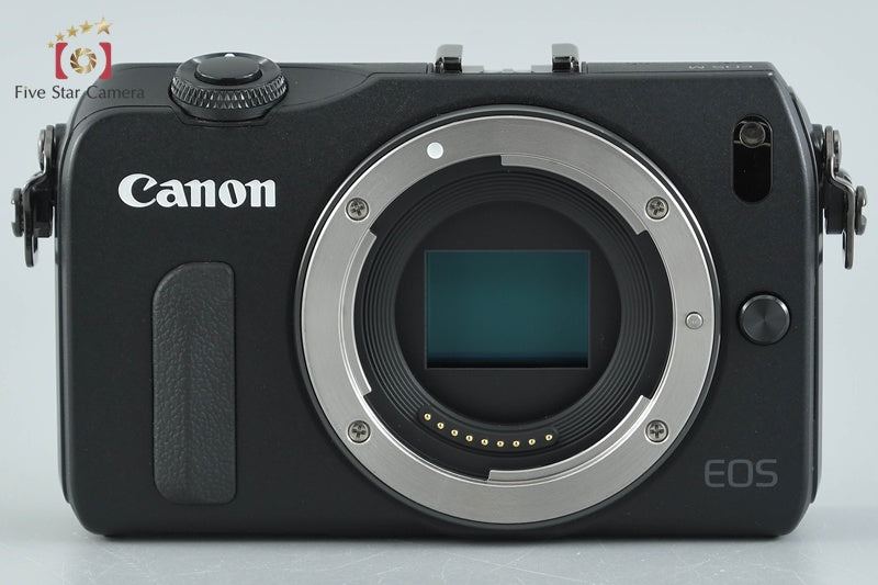 Canon EOS M Black 18.0 MP Mirrorless Camera 18-55 22 Lenses