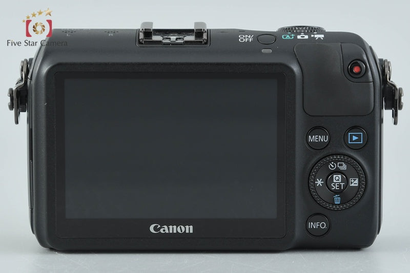 Canon EOS M Black 18.0 MP Mirrorless Camera 18-55 22 Lenses