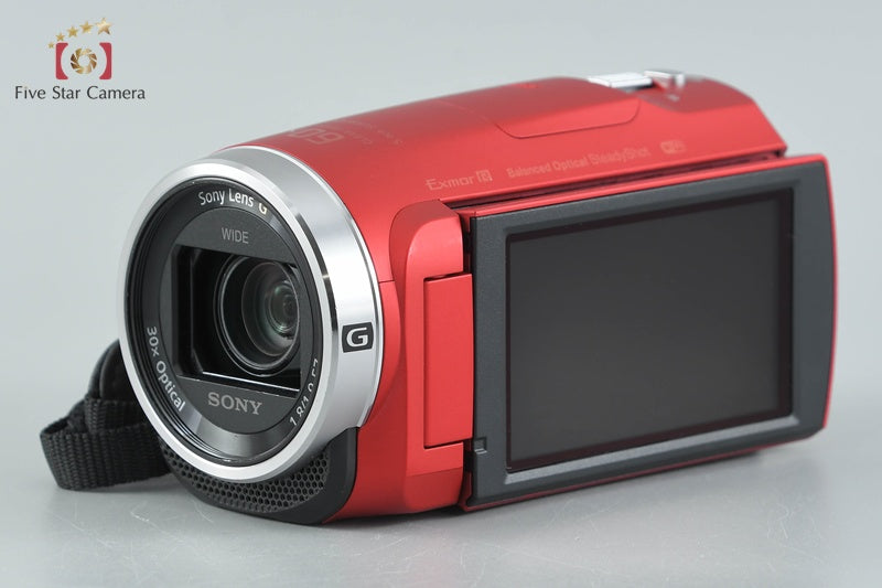 Sony Handycam HDR-CX680 Red Digital HD Video Camera [Multiple Languages]