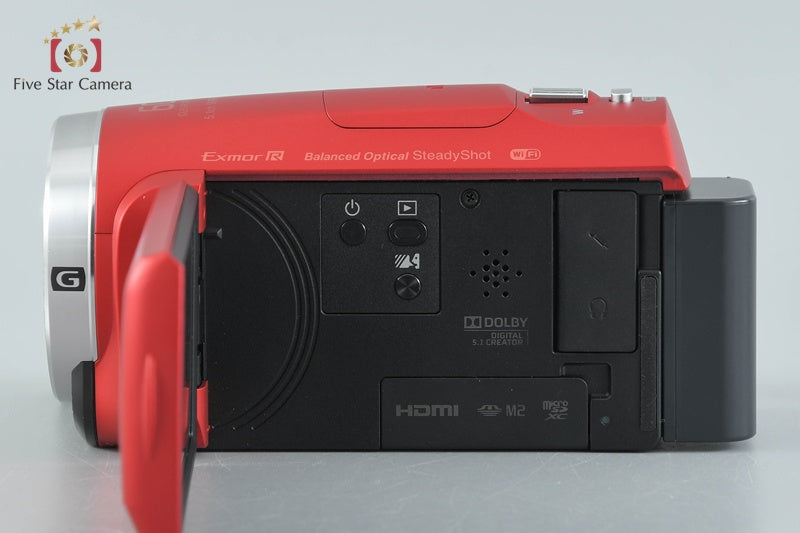 Sony Handycam HDR-CX680 Red Digital HD Video Camera [Multiple Languages]