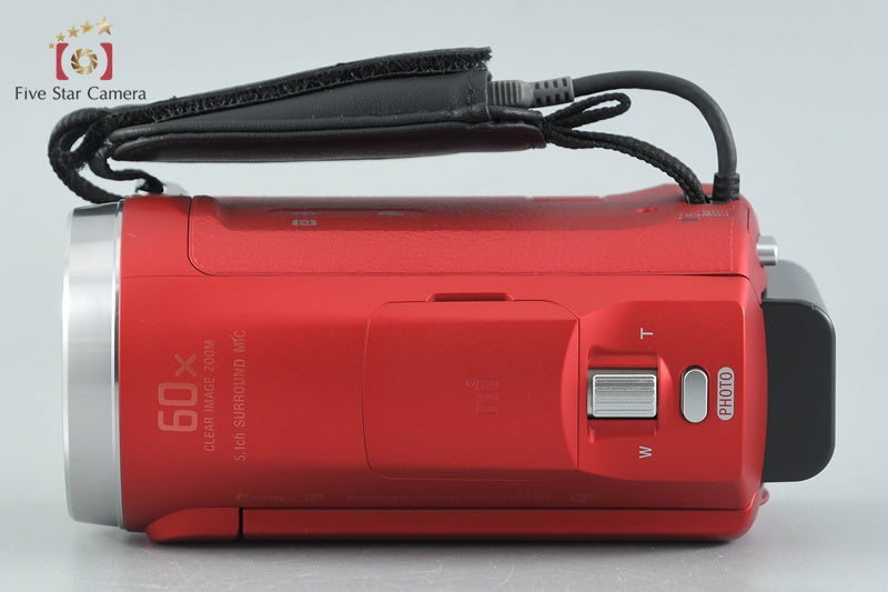 Sony Handycam HDR-CX680 Red Digital HD Video Camera [Multiple Languages]