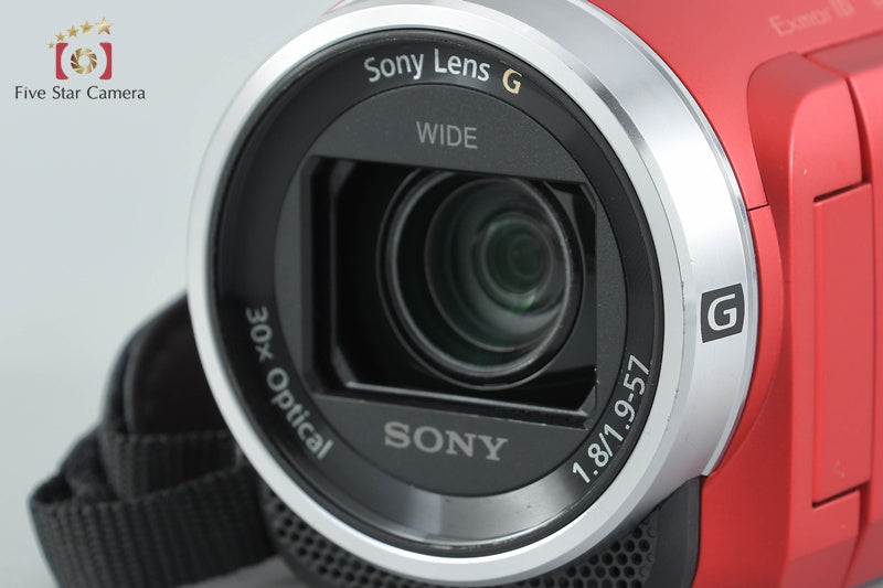 Sony Handycam HDR-CX680 Red Digital HD Video Camera [Multiple Languages]