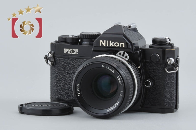 Nikon New FM2 FM2N Black Later Model + Ai NIKKOR 50mm f/2 w/ MF-16 Data Back