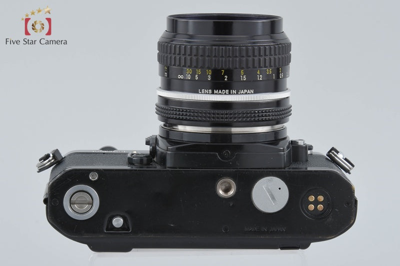 Nikon New FM2 FM2N Black Later Model + Ai NIKKOR 50mm f/2 w/ MF-16 Data Back