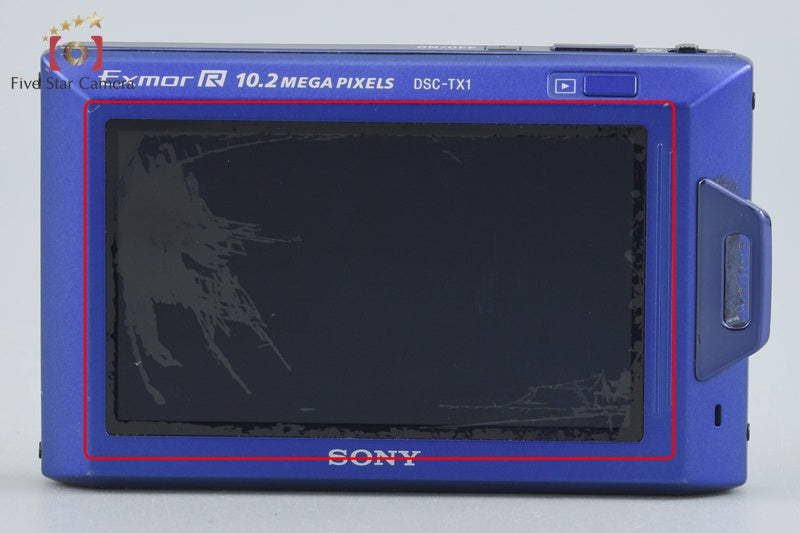 Sony Cyber-Shot DSC-TX1 Blue 10.2 MP Digital Camera [Japanese Language Only]