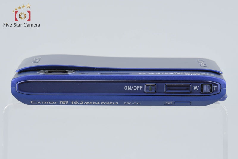 Sony Cyber-Shot DSC-TX1 Blue 10.2 MP Digital Camera [Japanese Language Only]