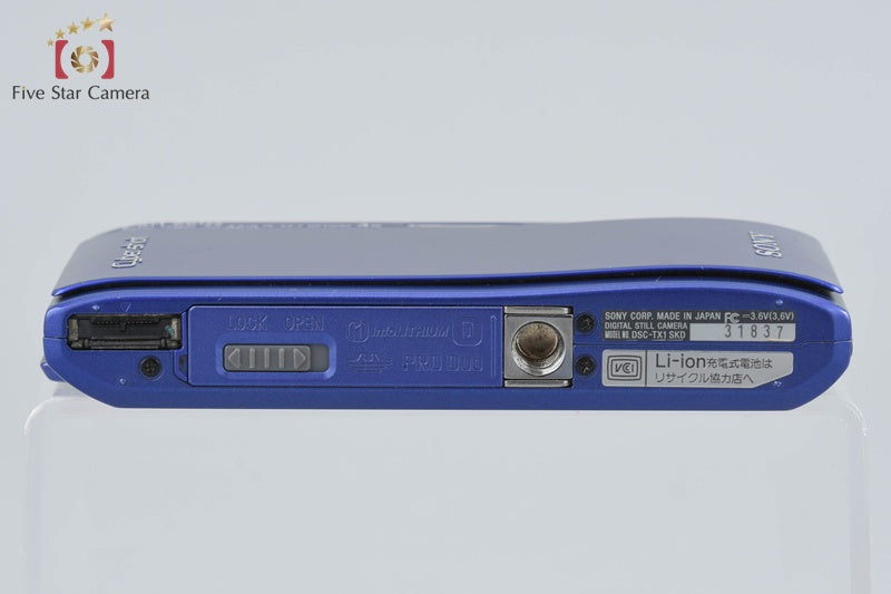 Sony Cyber-Shot DSC-TX1 Blue 10.2 MP Digital Camera [Japanese Language Only]