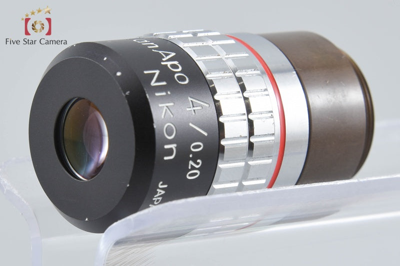 Nikon Plan Apo 4x/0.20 160/- Microscope Objective Lens