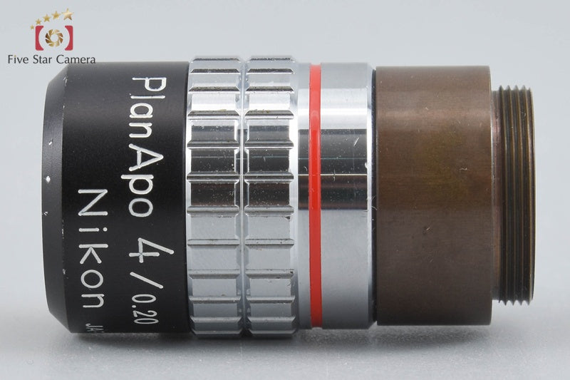 Nikon Plan Apo 4x/0.20 160/- Microscope Objective Lens