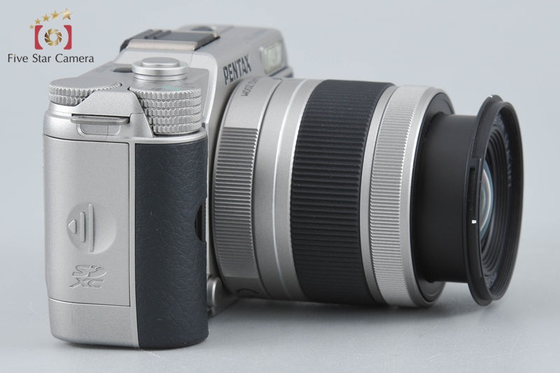 "Shutter count 605" PENTAX Q10 Silver 12.4 MP Digital Camera 5-15 Lens w/ Box
