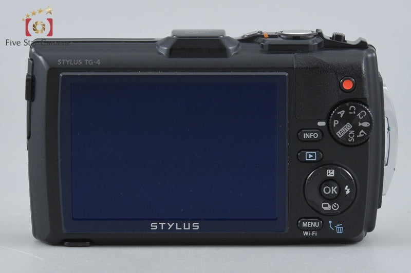 "Shutter count 3,392" Olympus STYLUS TG-4 Tough Black 16.0 MP Digital Camera