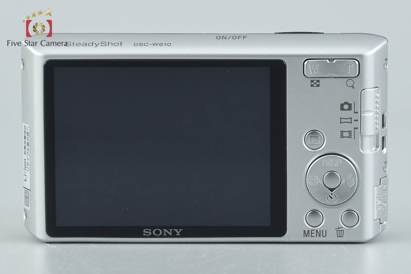 Sony Cyber-Shot DSC-W610 Silver 14.1 MP Digital Camera [Japanese Language Only]