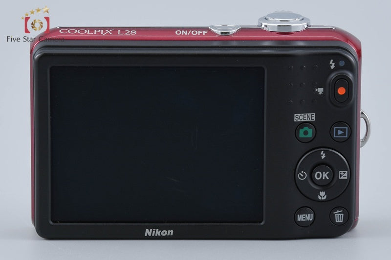 Nikon COOLPIX L28 Red 20.1 MP Digital Camera