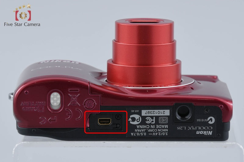 Nikon COOLPIX L28 Red 20.1 MP Digital Camera