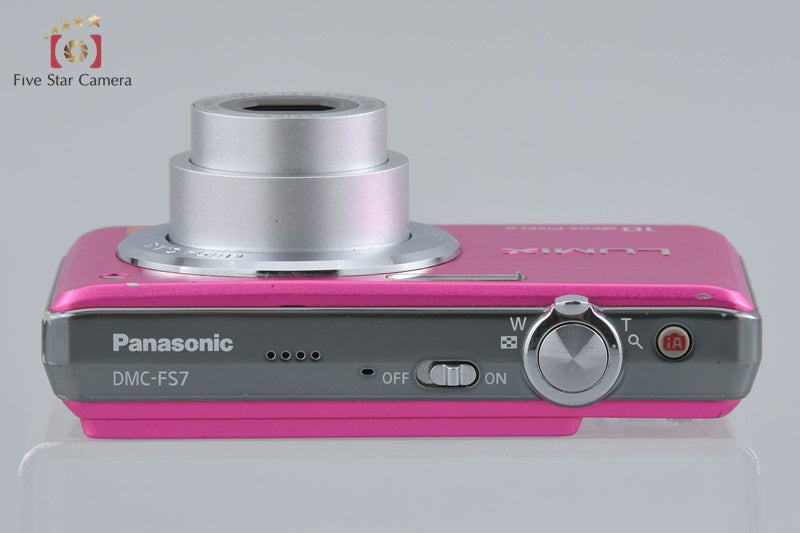 Panasonic LUMIX DMC-FS7 Pink 10.1 MP Digital Camera [Japanese Language Only]